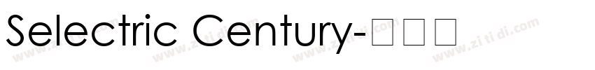 Selectric Century字体转换